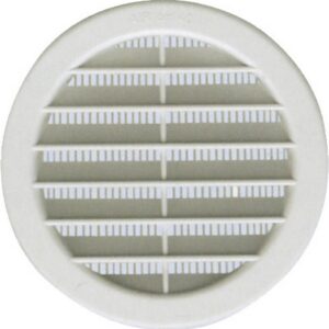 Griglia Areazione PVC con rete diam. 80